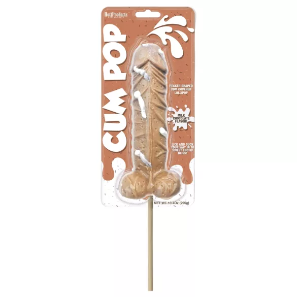 Cum Cock Pop - penis GIGA klubba (295g) - mjölkchoklad