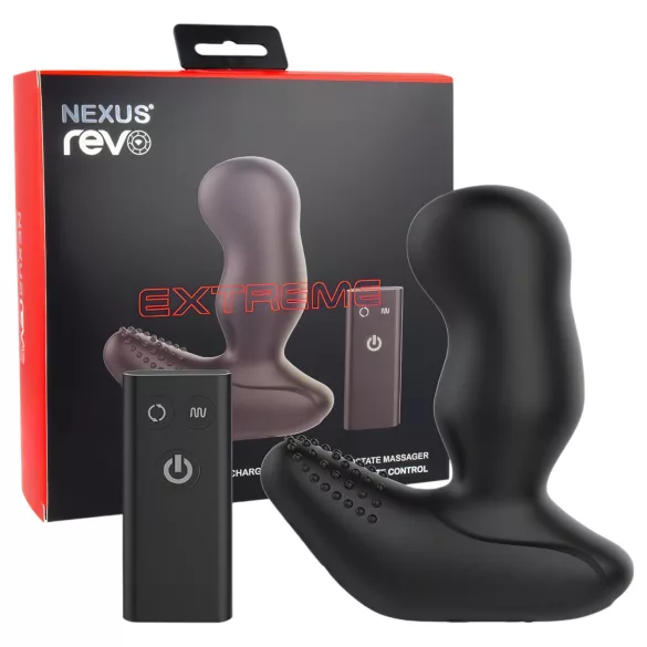 Nexus Revo Extreme - prostatavibrator med fjärrkontroll - roterande - svart