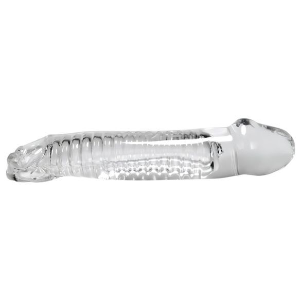 OXBALLS Muscle - ribbad penissleeve (transparent)