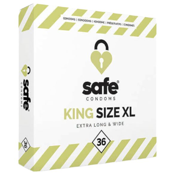 SAFE King Size XL - extra stor kondom (36 st)