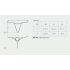 Obsessive Luiza - tulpanstring (vit) - L/XL