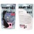 FEELZTOYS - metall analplugg med kaninsvans (silver-rosa)