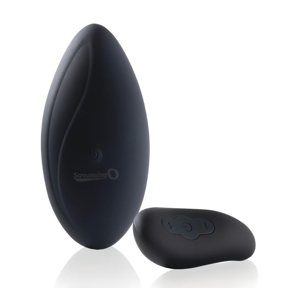 Screaming Panty - uppladdningsbar, trådlös klitorisvibrator (svart)