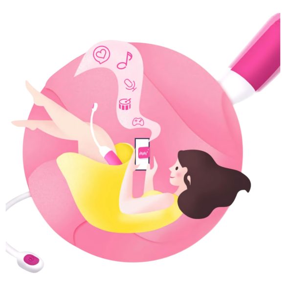 Magic Motion Vini - vibratorägg med app - uppladdningsbar - orange