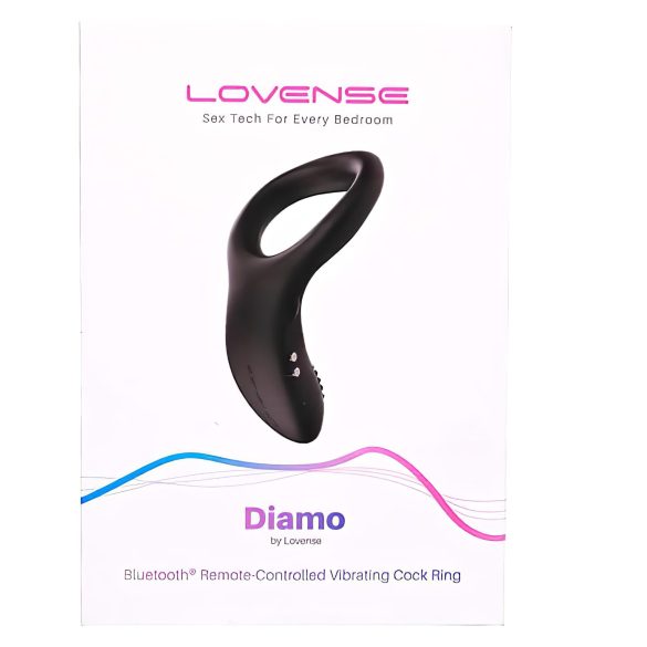 Lovense Diamo - penisring med vibration - svart