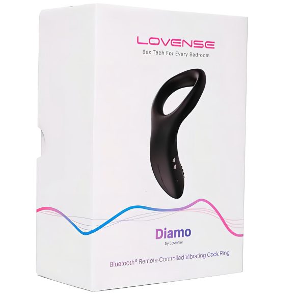 Lovense Diamo - penisring med vibration - svart