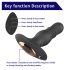 Aixiasia Roy - uppladdningsbar radioanalvibrator (svart)