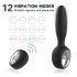 Aixiasia Dylon - trådlös analvibrator med fjärrkontroll (svart)