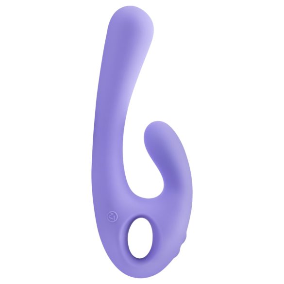 Nomi Tang Flex Bi - Uppladdningsbar vibrator med klitorisstimulerare (lila)