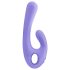 Nomi Tang Flex Bi - Uppladdningsbar vibrator med klitorisstimulerare (lila)