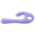 Nomi Tang Flex Bi - Uppladdningsbar vibrator med klitorisstimulerare (lila)