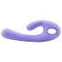 Nomi Tang Flex Bi - Uppladdningsbar vibrator med klitorisstimulerare (lila)
