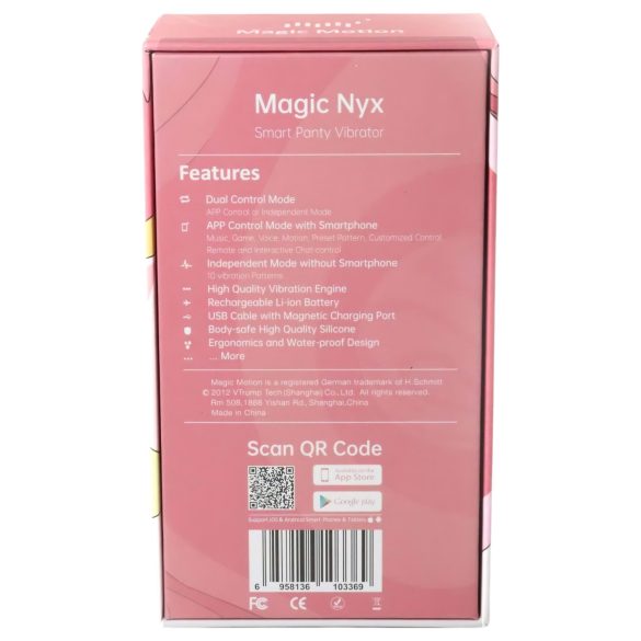 Magic Motion Nyx - Klitorisvibrator - Vattentät - Korall