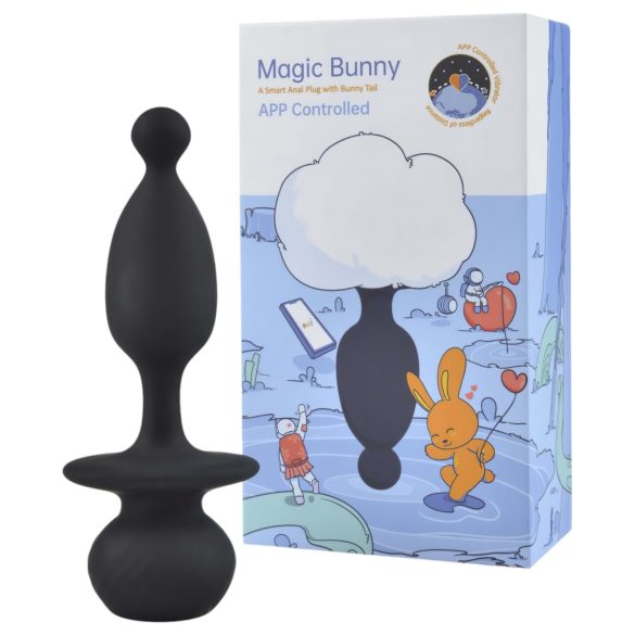 Magic Motion Bunny - analvibrator med kaninsvans - smart - vit