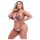 Baci Plus Size - Blommigt spets bh-set