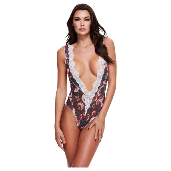 Baci - Blommig spetsbody