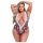 Baci - bodysuit plus size - blommig spets - svart