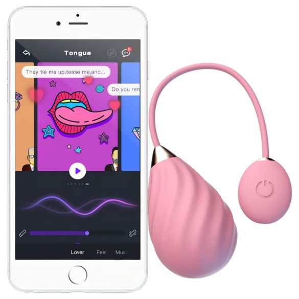 Magic Motion Sundae - smart vibrerande ägg (rosa)