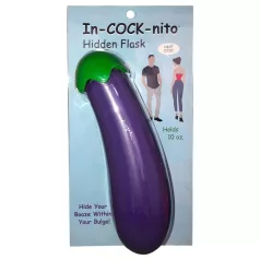 In-cock-nito - vattenflaska dildoformad - lila