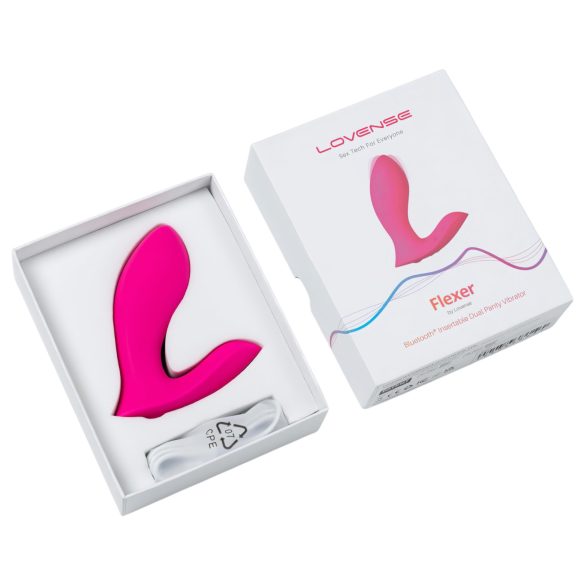 Lovense - vibrator trosor 2-i-1 uppladdningsbar - rosa