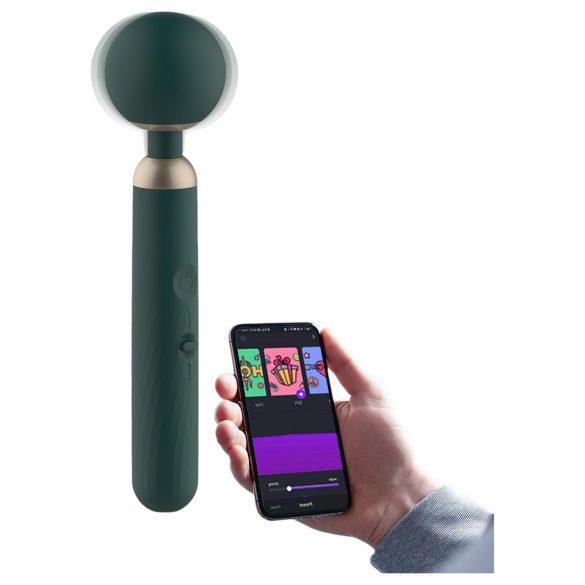 Magic Motion Zenith - vibrator med massage - appstyrd - grön