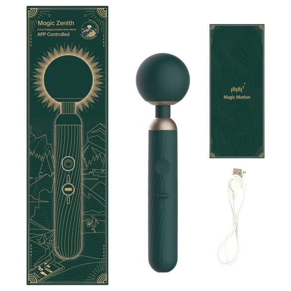 Magic Motion Zenith - vibrator med massage - appstyrd - grön