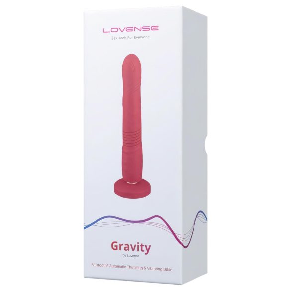 Lovense - vibrator med tryckfunktion - uppladdningsbar - röd