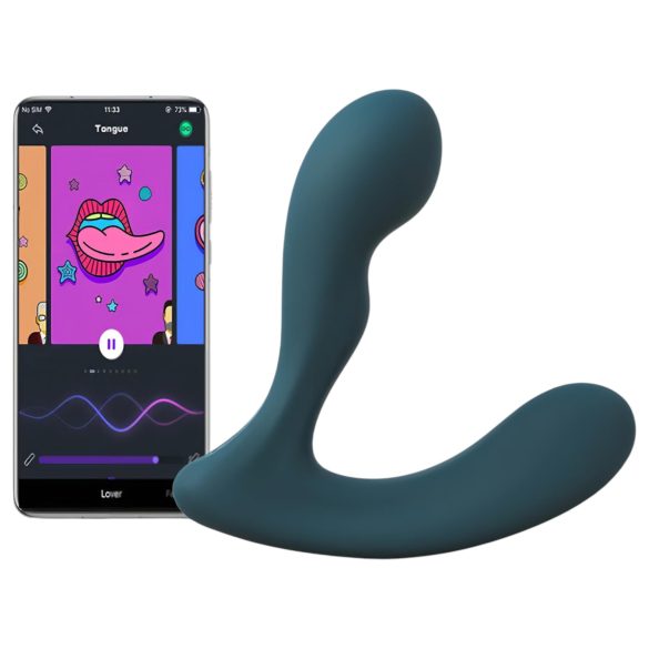 Magic Motion Solstice X - prostata vibrator - appstyrd - silikon grön
