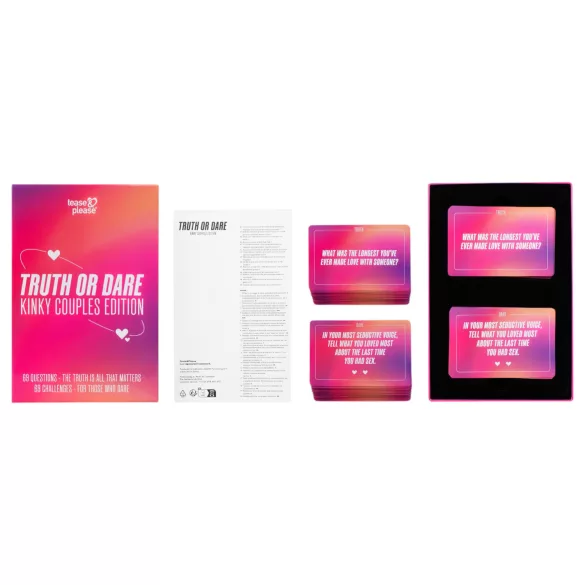 Tease&Please - vuxenspel för par - truth or dare - engelska