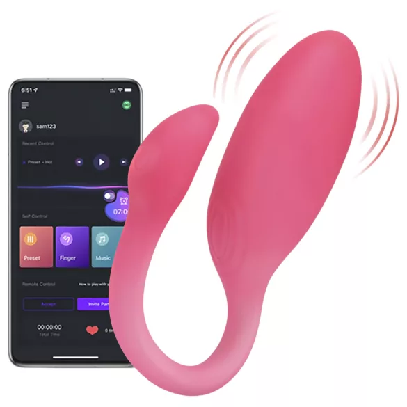 Magic Motion Flamingo Max - smart vibratorägg (rosa)