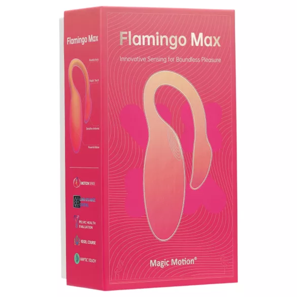 Magic Motion Flamingo Max - vibrerande ägg med appstyrning - silikon orange