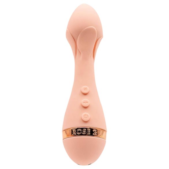 Vush The Rose 2 – uppladdningsbar, vattentät vibrator (rosa)