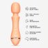 Vush Majesty 2 - laddningsbar och vattentät vibrator (orange)