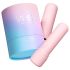 Vush Pop Gloss - uppladdningsbar, vattentät mini vibrator (rosa)