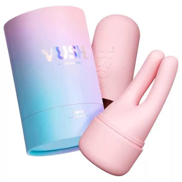 Vush Pop Swish - klitorisstimulator uppladdningsbar vattentät silikon rosa