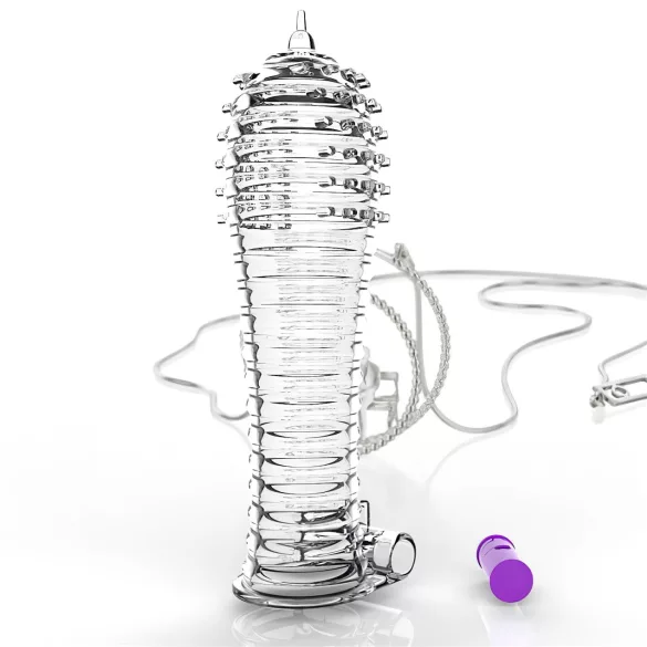 Lonely - vibrator penisöverdrag - förtjockande - transparent