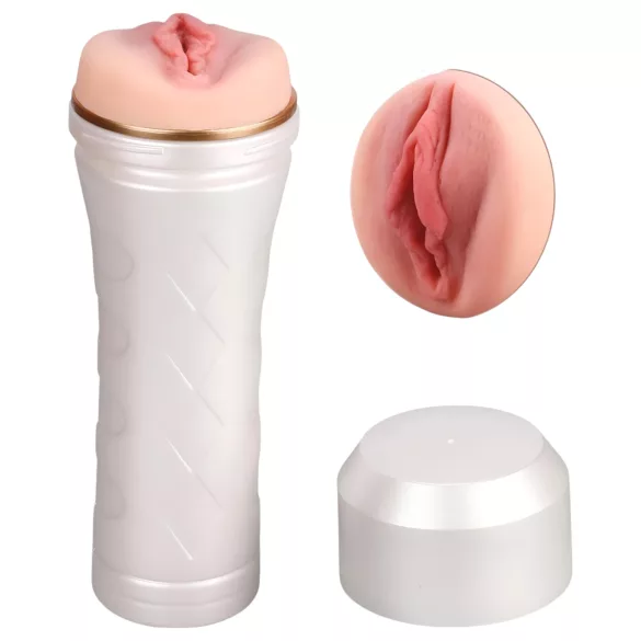 Tracy's Dog - 3D masturbator - realistisk fittai hölje - vit/natur