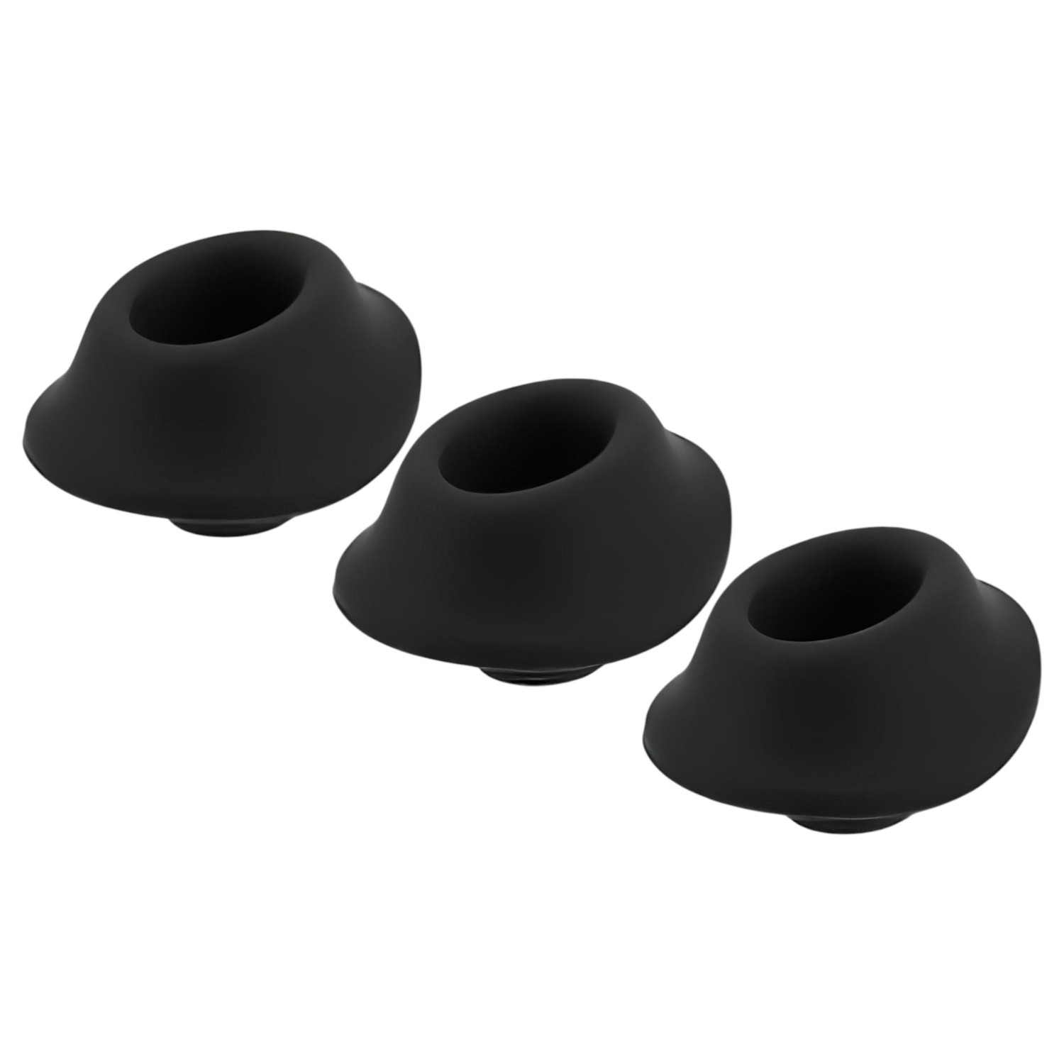 Womanizer Premium S - reservmunstycke set - svart - 3-pack