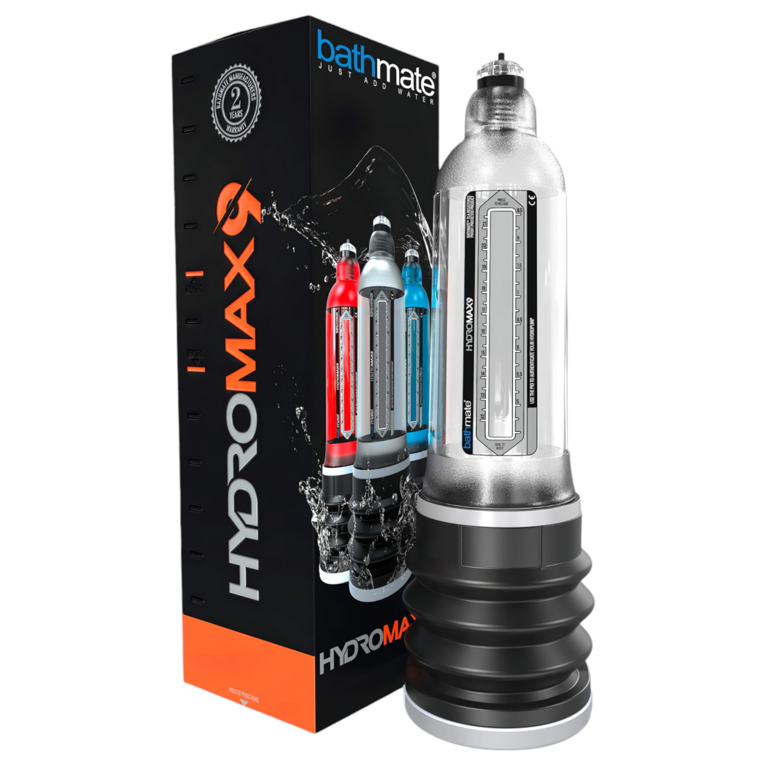 Bathmate Hydromax 9 - hydropump (transparent)