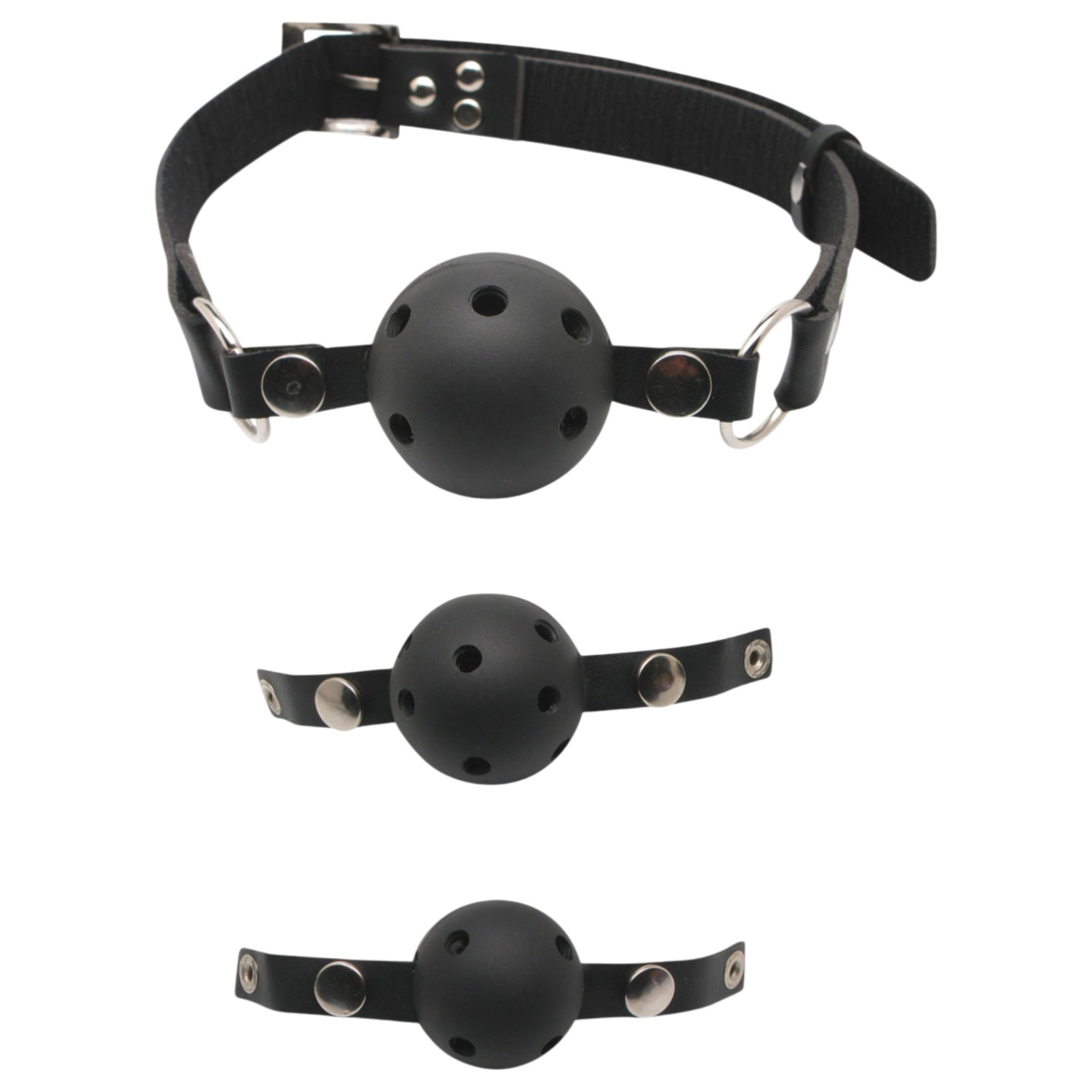 Fetish Fantasy - munboll set - svart