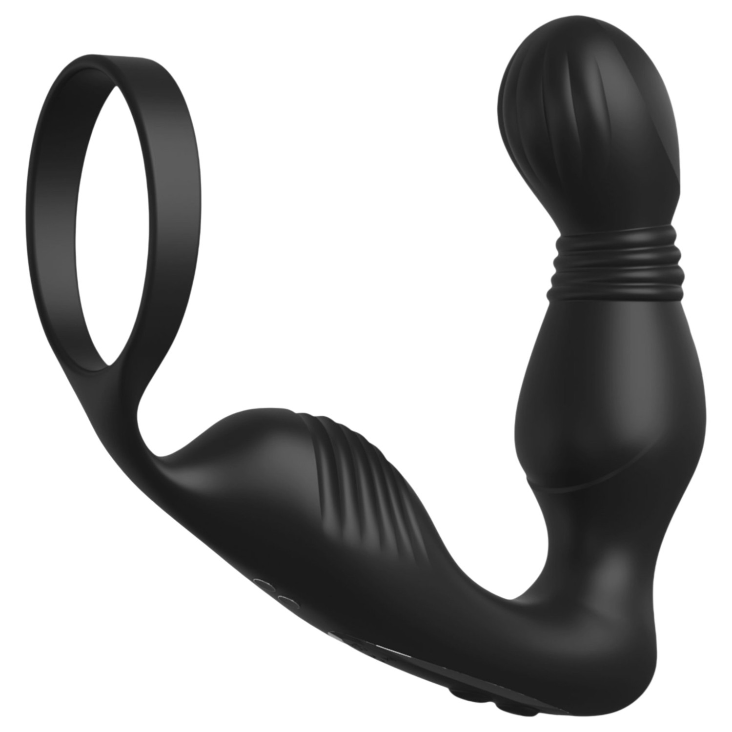 Pipedream Anal Fantasy Elite - prostatavibrator med penisring (svart)
