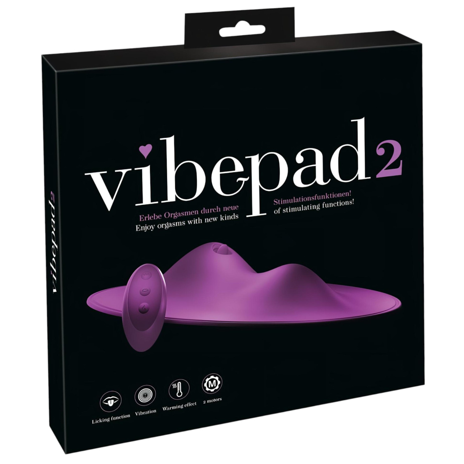 VibePad 2 - vibrator kudde för oralsex - silikon lila