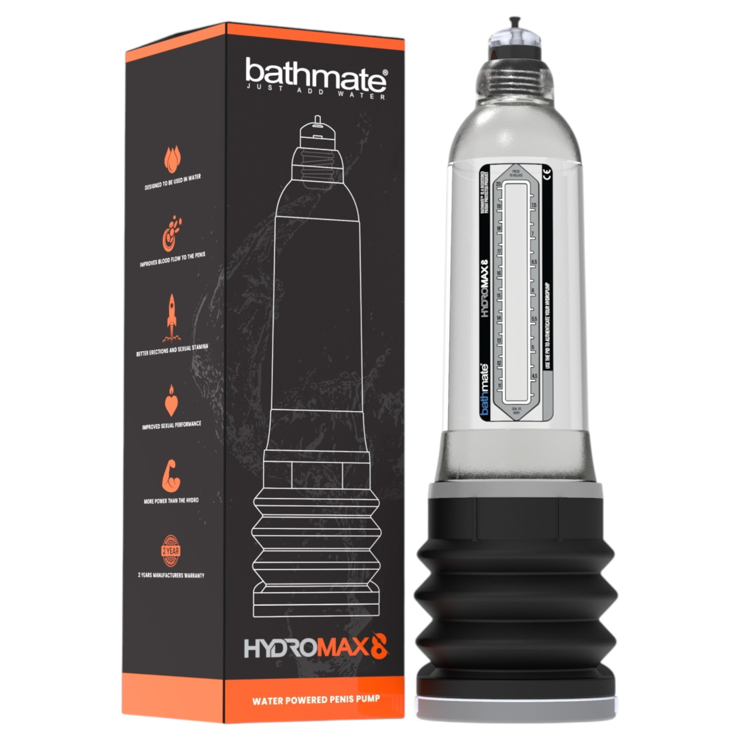 Bathmate Hydromax8 - hydro?pump (transparent)
