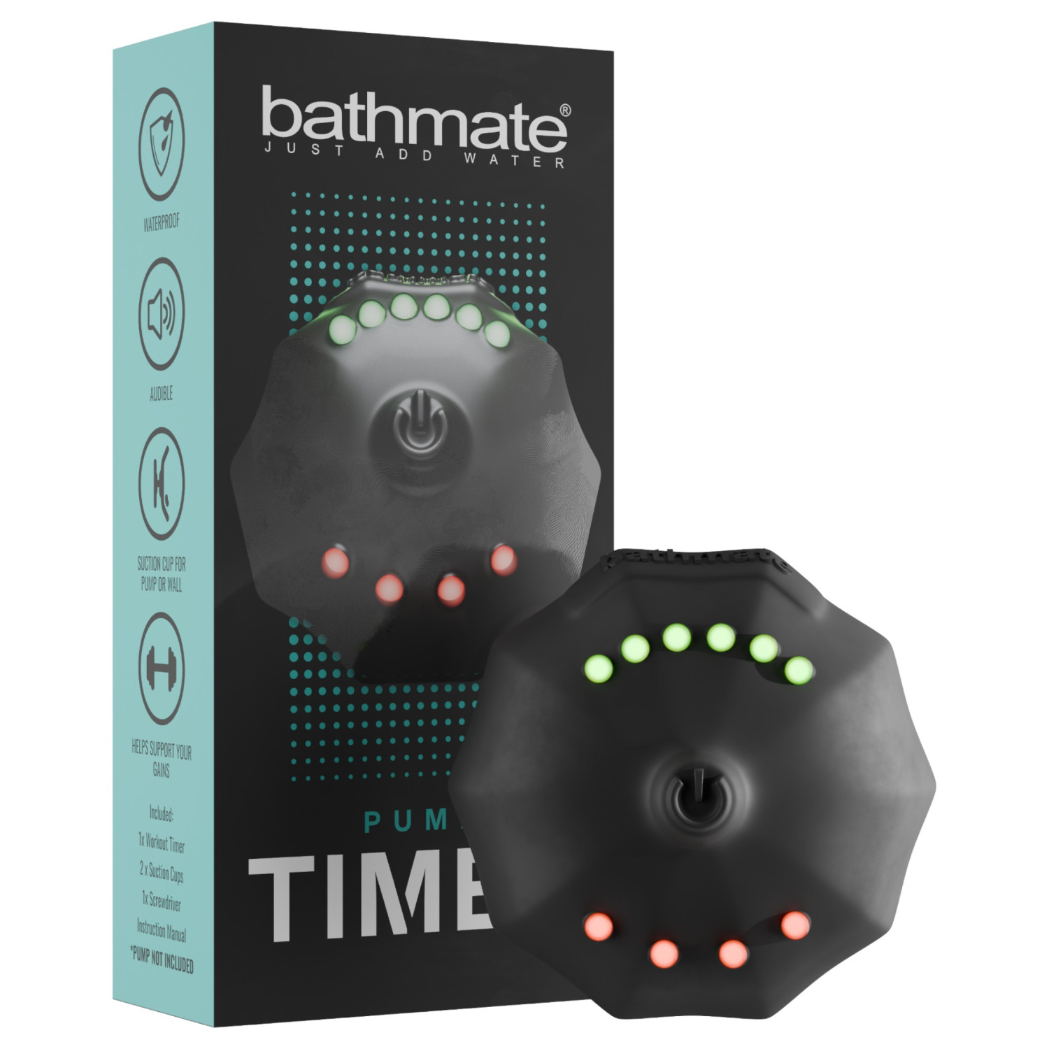 Bathmate Pump Timer - pumptimer (svart)