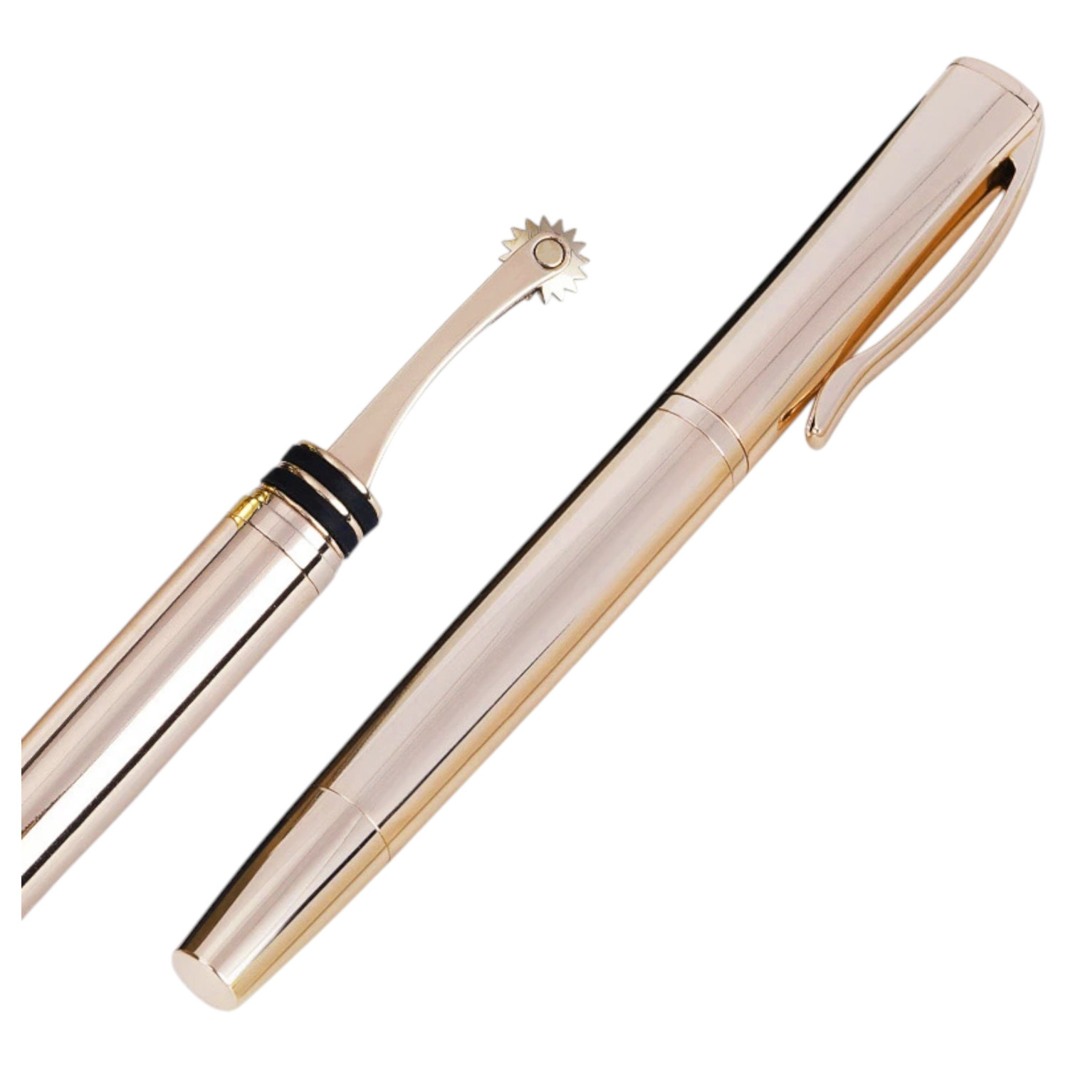 Roomfun - Dildoformad Wartenberg-hjul (guld)