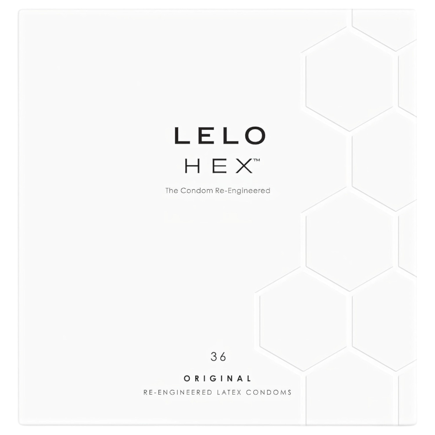 LELO Hex Original - kondom - tunn latex - 36 st