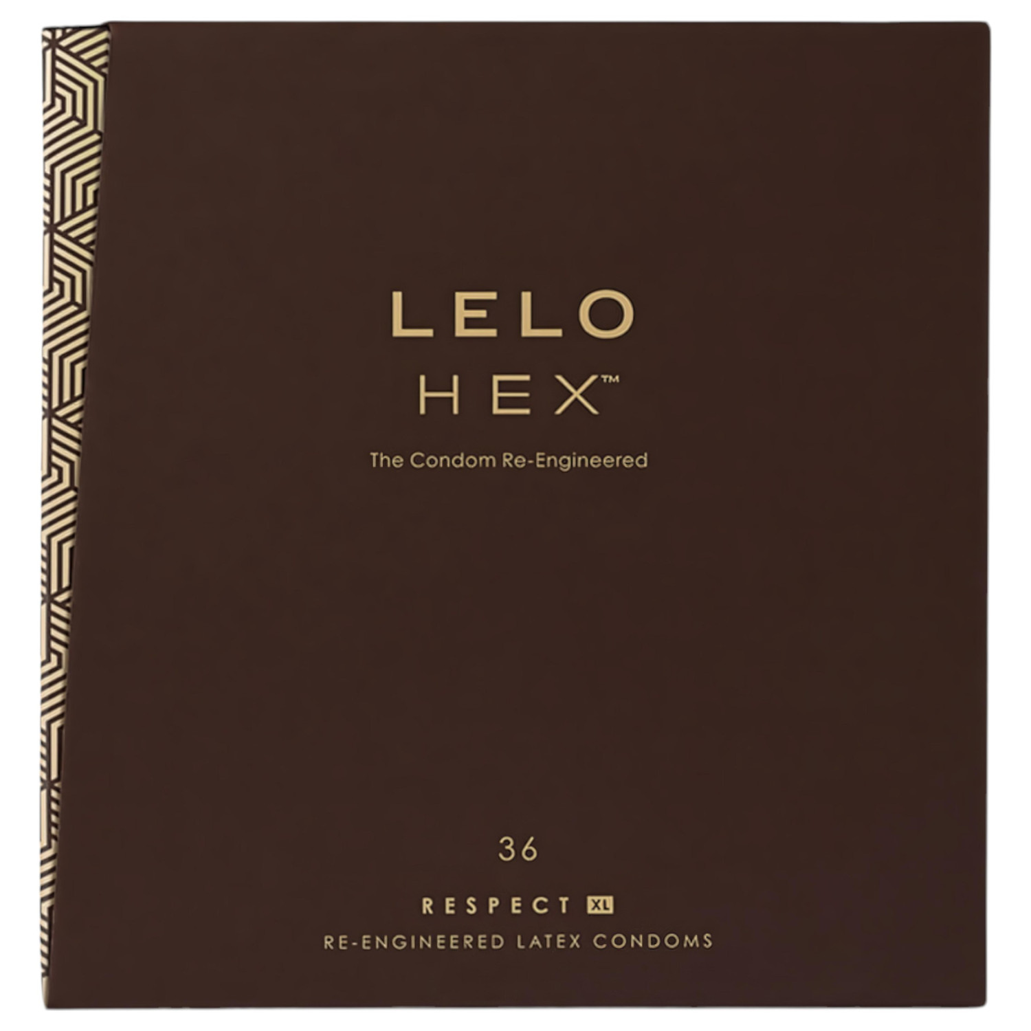 LELO Hex Respect XL - kondom XL - ultratunn latex - 36 st