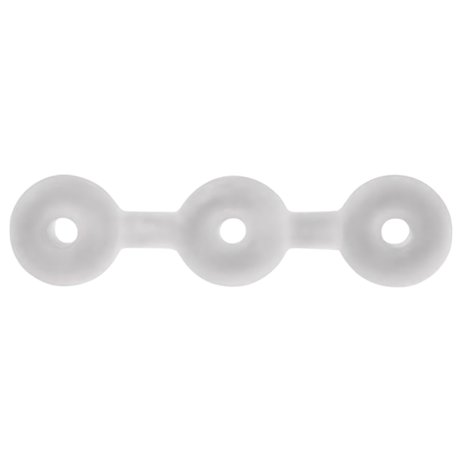 Perfect Fit Triple - penisring set - 3-pack - vit