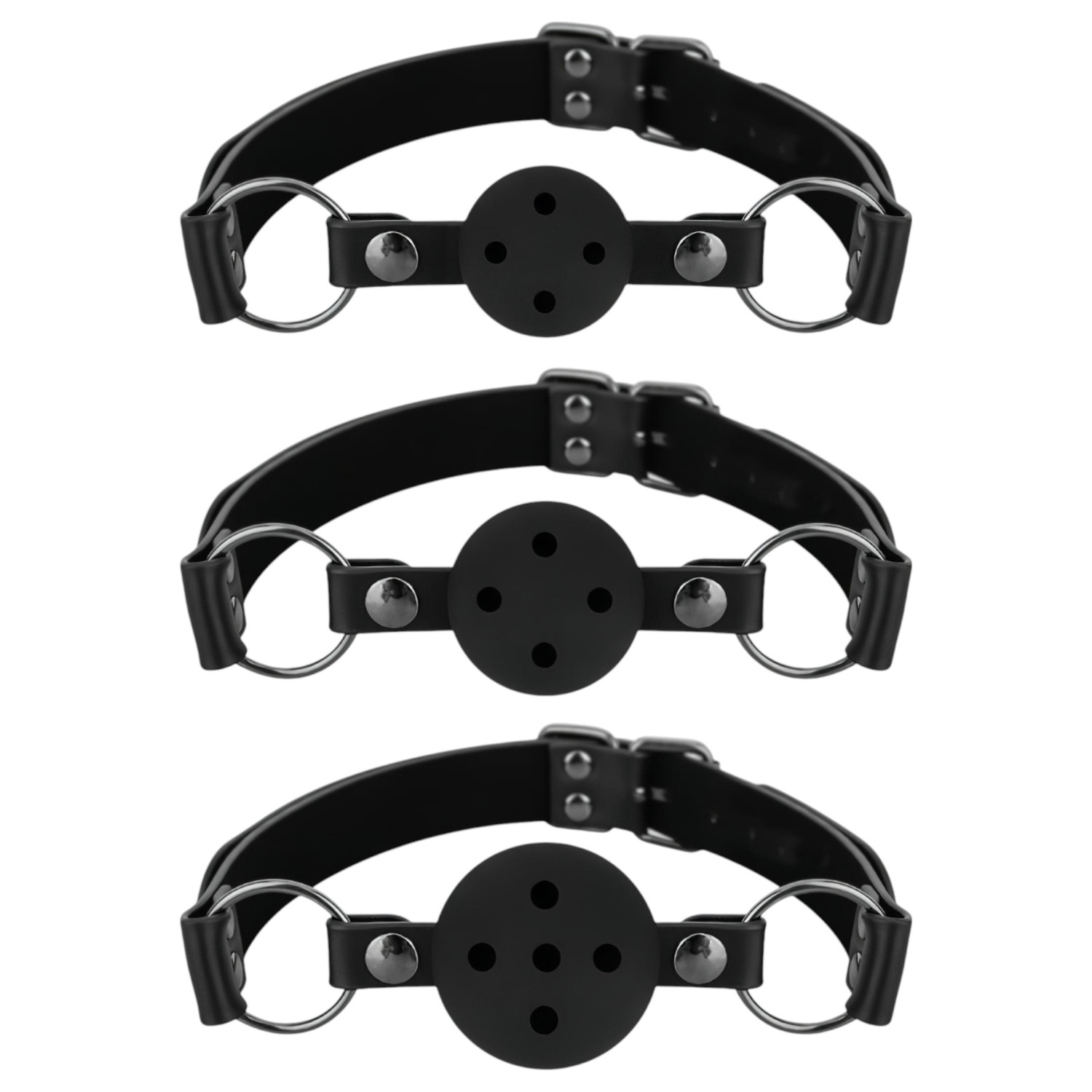 Bedroom Fantasies - munbollset - 3-pack - svart