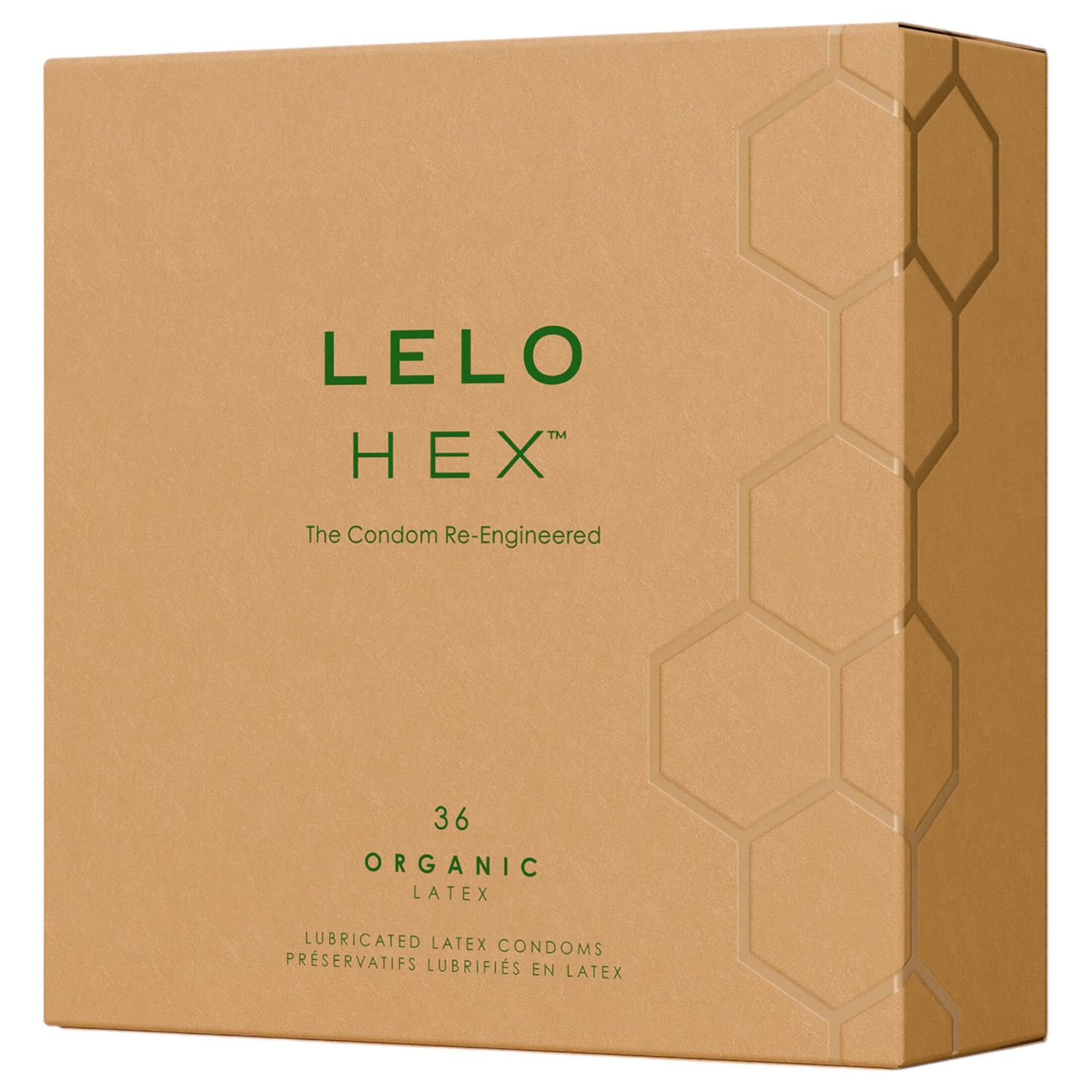 LELO Hex Organic - kondom - ekologisk latex - 36 st